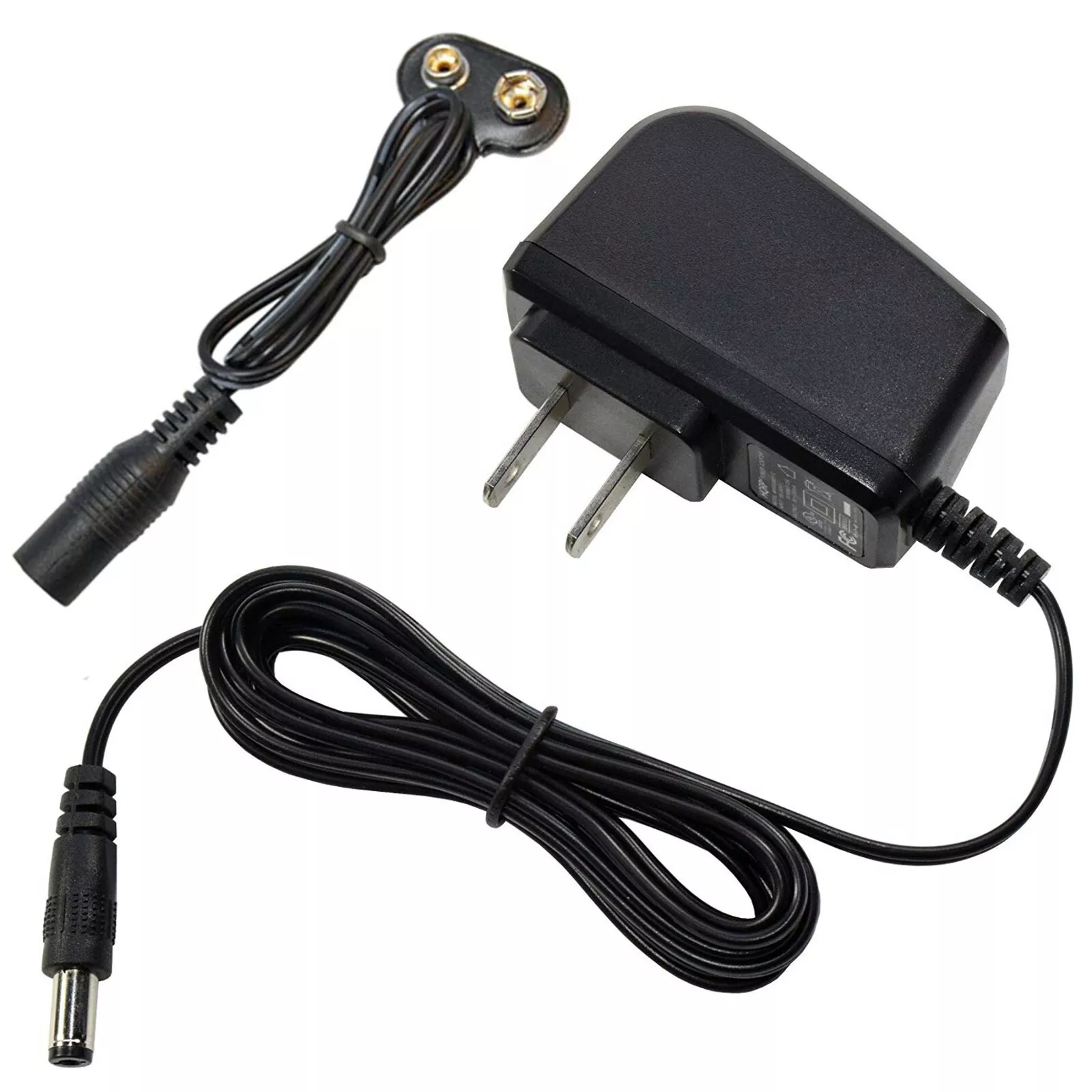 *Brand NEW*Snap Connector Dogtek Sonic BirdHouse Bark Control DC 9V 300mA AC Adapter+Battery