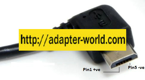 *NEW* VeriFone PWR265-001-01-D E135498 AC ADAPTER 5VDC 1A USED Micro USB 90° SC1402 STY132-001-01-C POWER SUPP