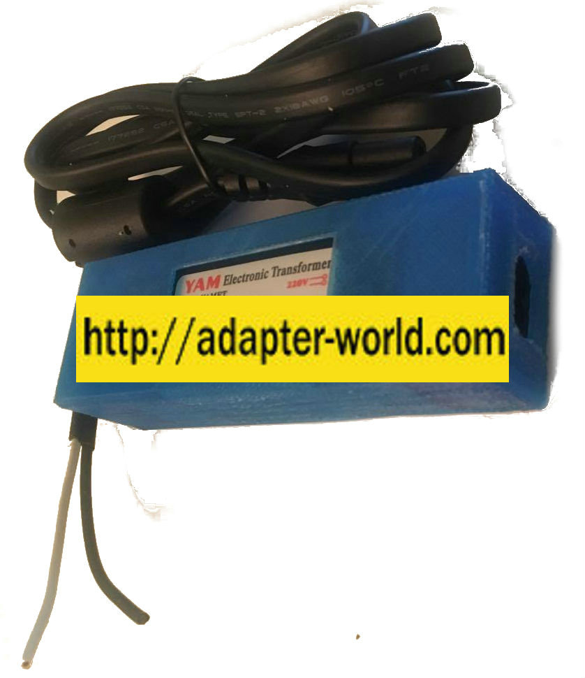 NEW FINECOM AC Adapter YAMET PLUG NOT INCLUDED 12VAC 20-50W Electronic Transformer UK 220VAC 50/60Hz