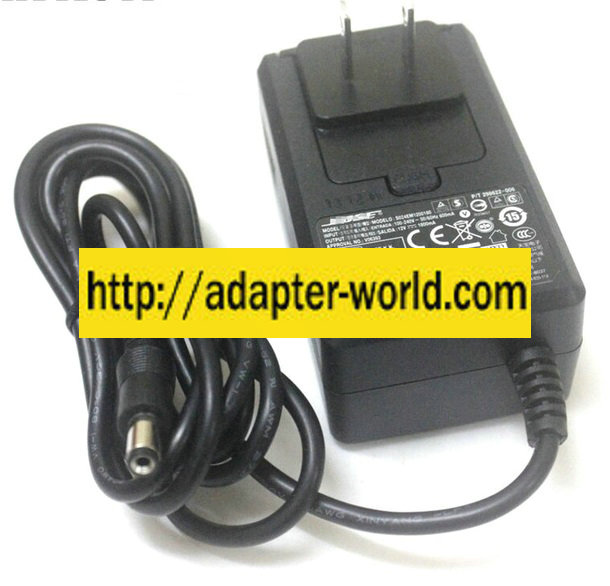 NEW Bose 298622-004 S024EM1200180 DC Charger AC Adapter 12Vdc 1800mA -(+) 2x5.5mm Used Audio Video Power Supp