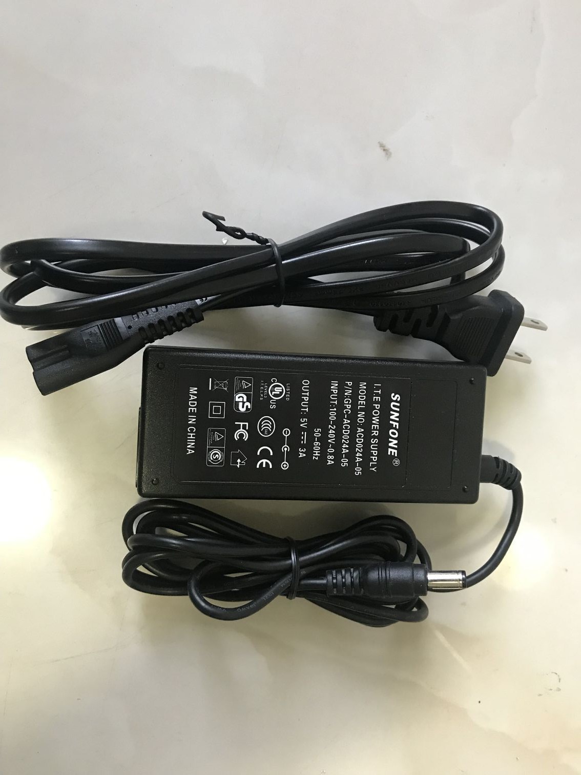 *Brand NEW* SUNFONE 5V 3A ACD024A-05 AC DC Adapter POWER SUPPLY
