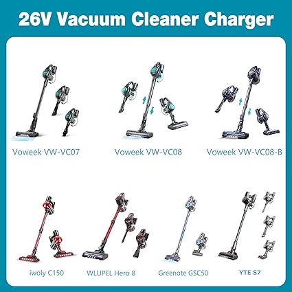 *Brand NEW*26V AC Adapter Vacuum Charger TAIFU for Iwoly C150, Voweek VC08 VC07 VWVC08 VW-VC08 VWVC07 VW-VC07