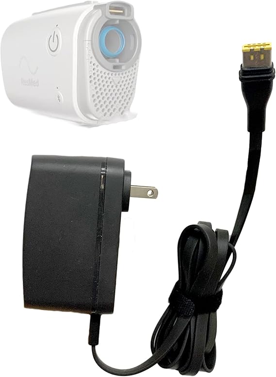 *Brand NEW*Original Compatible with ResMed AirMini Travel CPAP Machine, WA-20A24FU Replace Powe-r Supply Cord