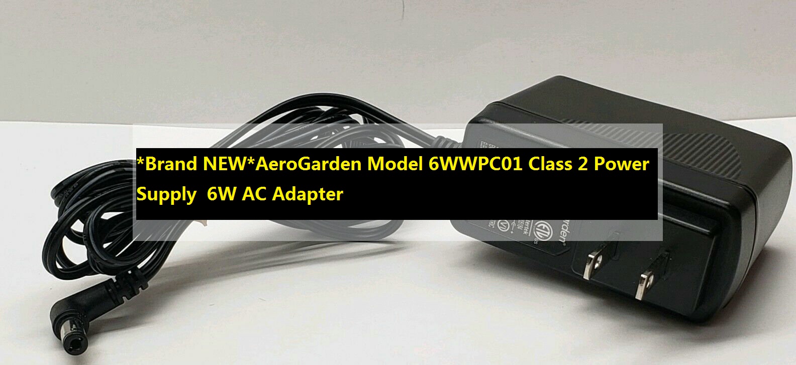 *Brand NEW*AeroGarden Replacement Parts ADAPTER Model 6WWPC01 Class 2 Power Supply