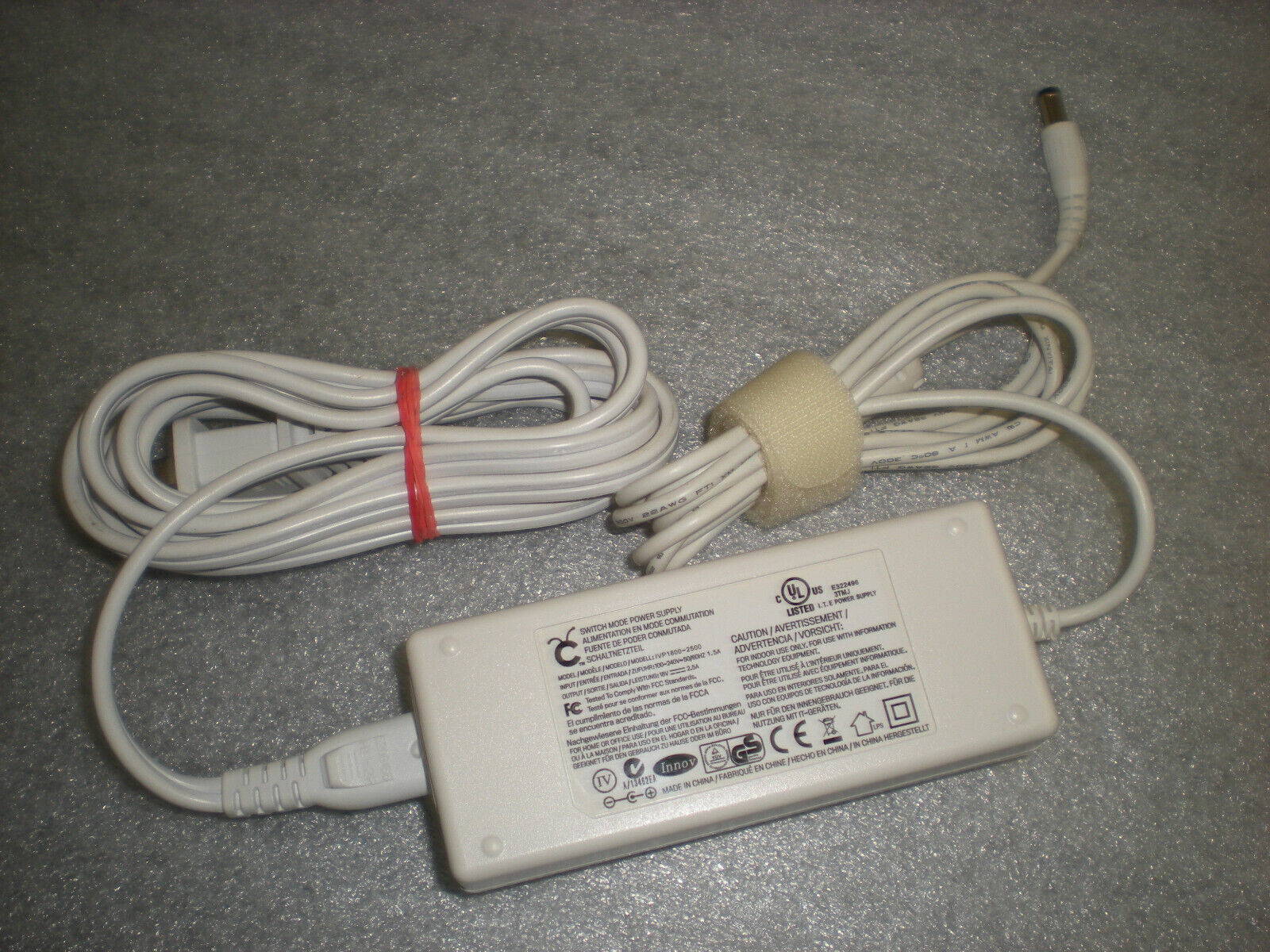 *Brand NEW*18V 2.5A Cord Model IVP1800-2500 Genuine Cricut Switch Mode Power Supply Adapter
