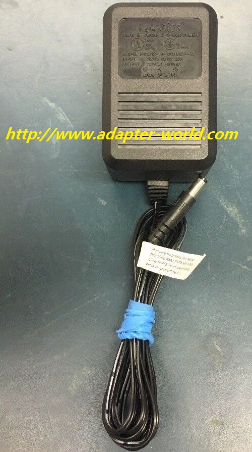 *100% Brand NEW* HoMedics D12-10-1000 (ADP-2) 12V 1000mA AC Adapter Power Supply Free shipping!