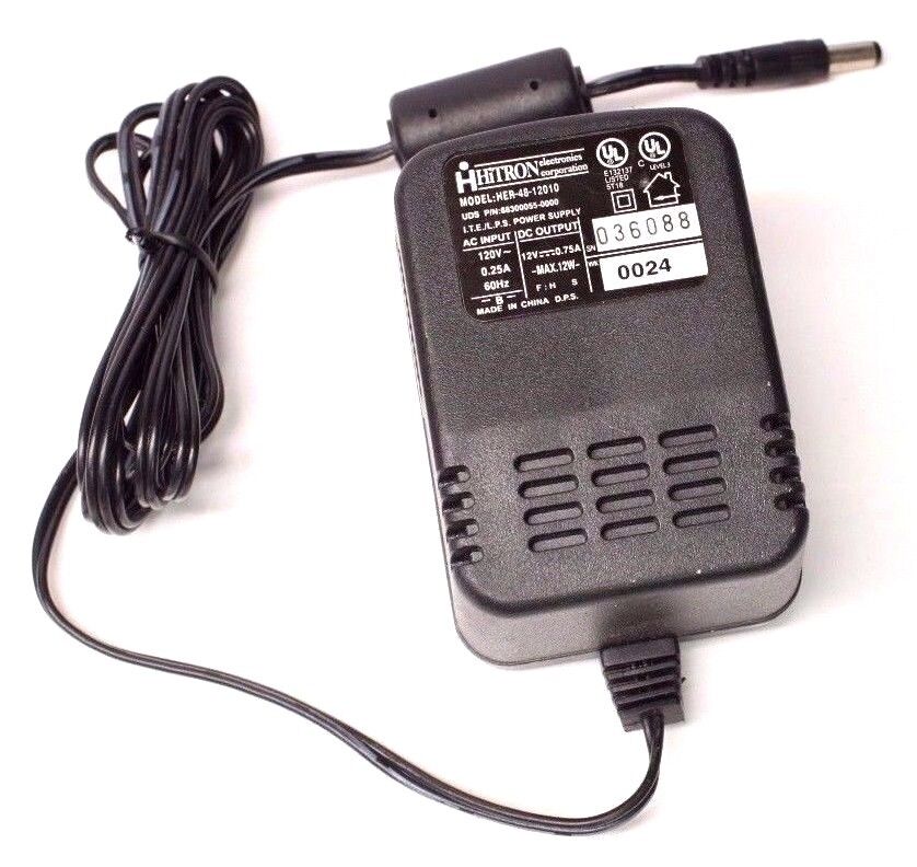 *Brand NEW* Output 12V 1A 1000mA Hitron HER-48-12010 AC DC Power Supply Adapter Charger