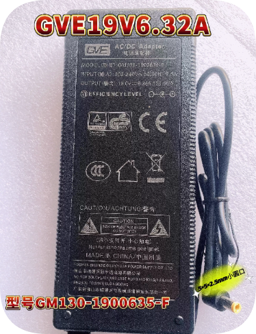 *Brand NEW*Original GVE GM130-1900635-F 19V 6.35A AC Adapter Power Supply