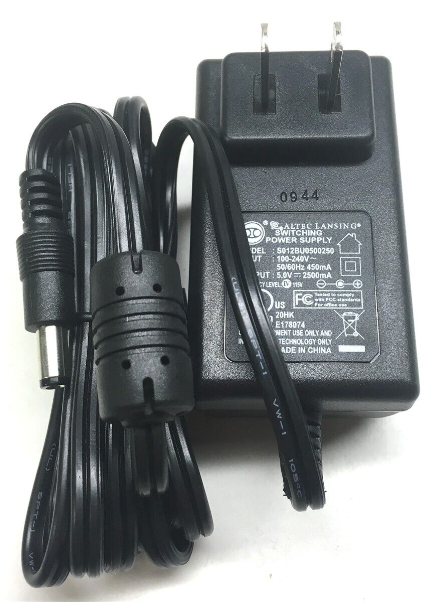 *Brand NEW*5V 2.5A AC Adapter Altec Lansing iM414 iM510 iM310 S012BU0500250 Power Supply