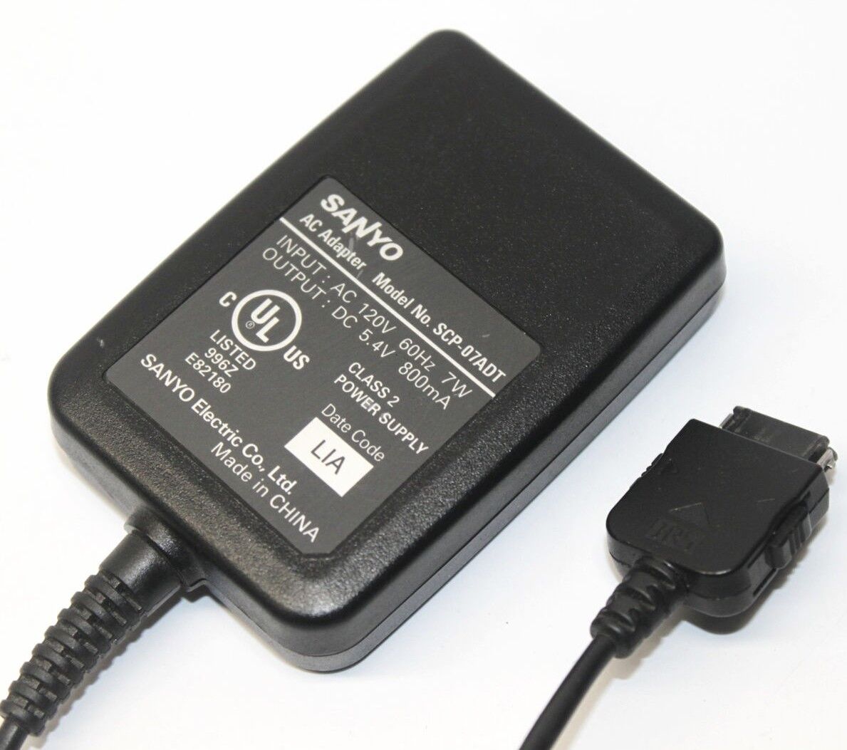 *Brand NEW*Sanyo SCP-07ADT Class 2 Output DC 5.4V 800mA AC Adapter Power Supply