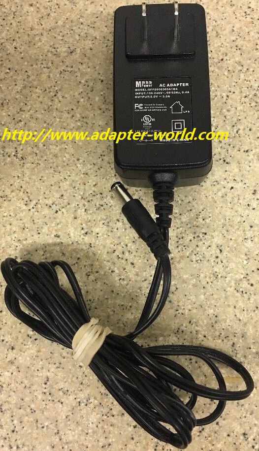 *100% Brand NEW* MASS MODEL:SFF0500300A1BA POWER AC ADAPTER Free Shipping!