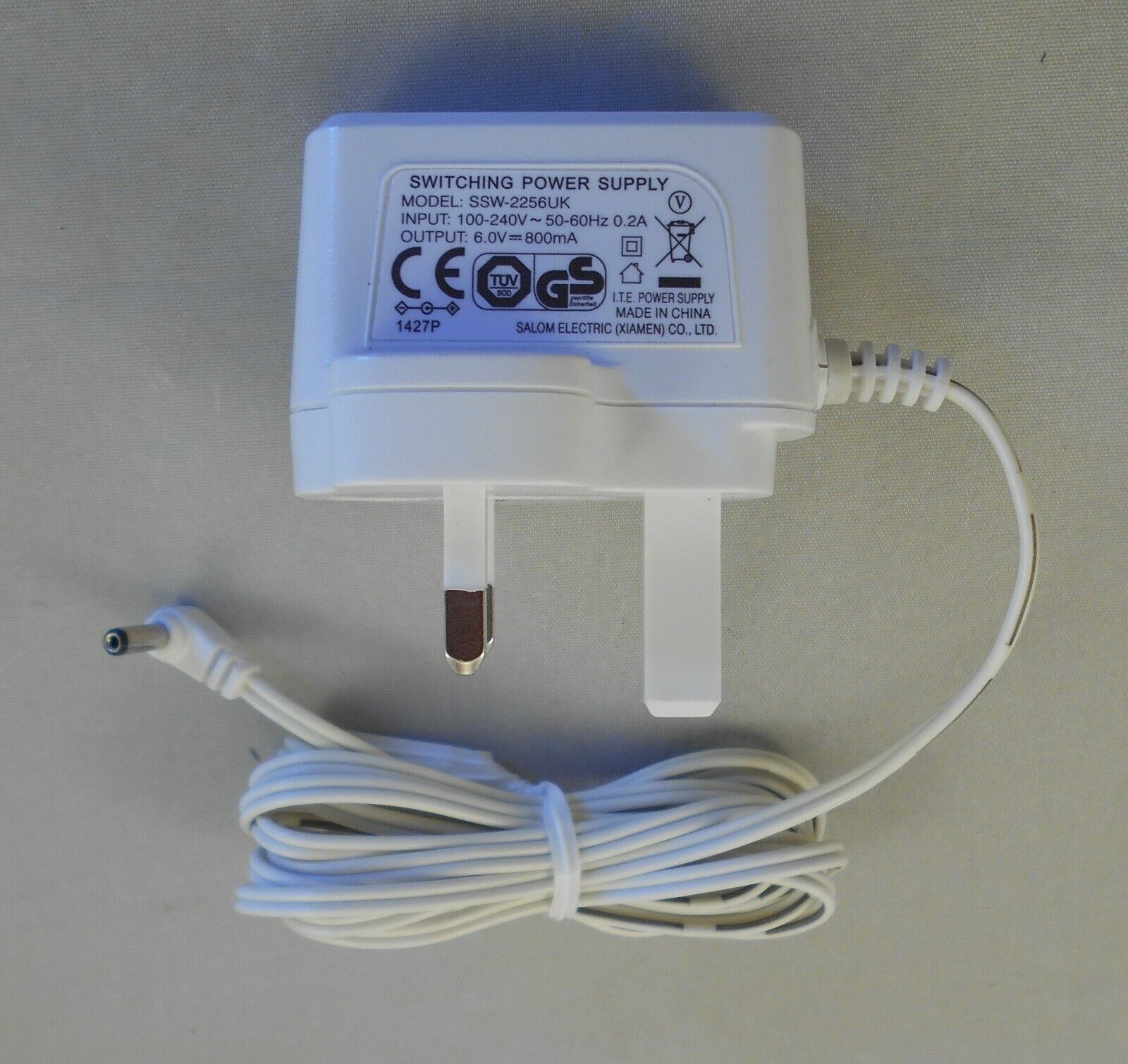 *Brand NEW*Summer Infant Camera (White) Salom Electric SSW-2256UK AC Adapter