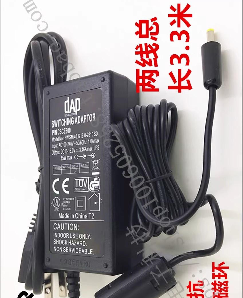 *Brand NEW*DPA DC13-16.0V 3.46Amax 45W AC/DC ADAPTER CSCE800 FWSW40.1216.0-2810SD POWER Supply