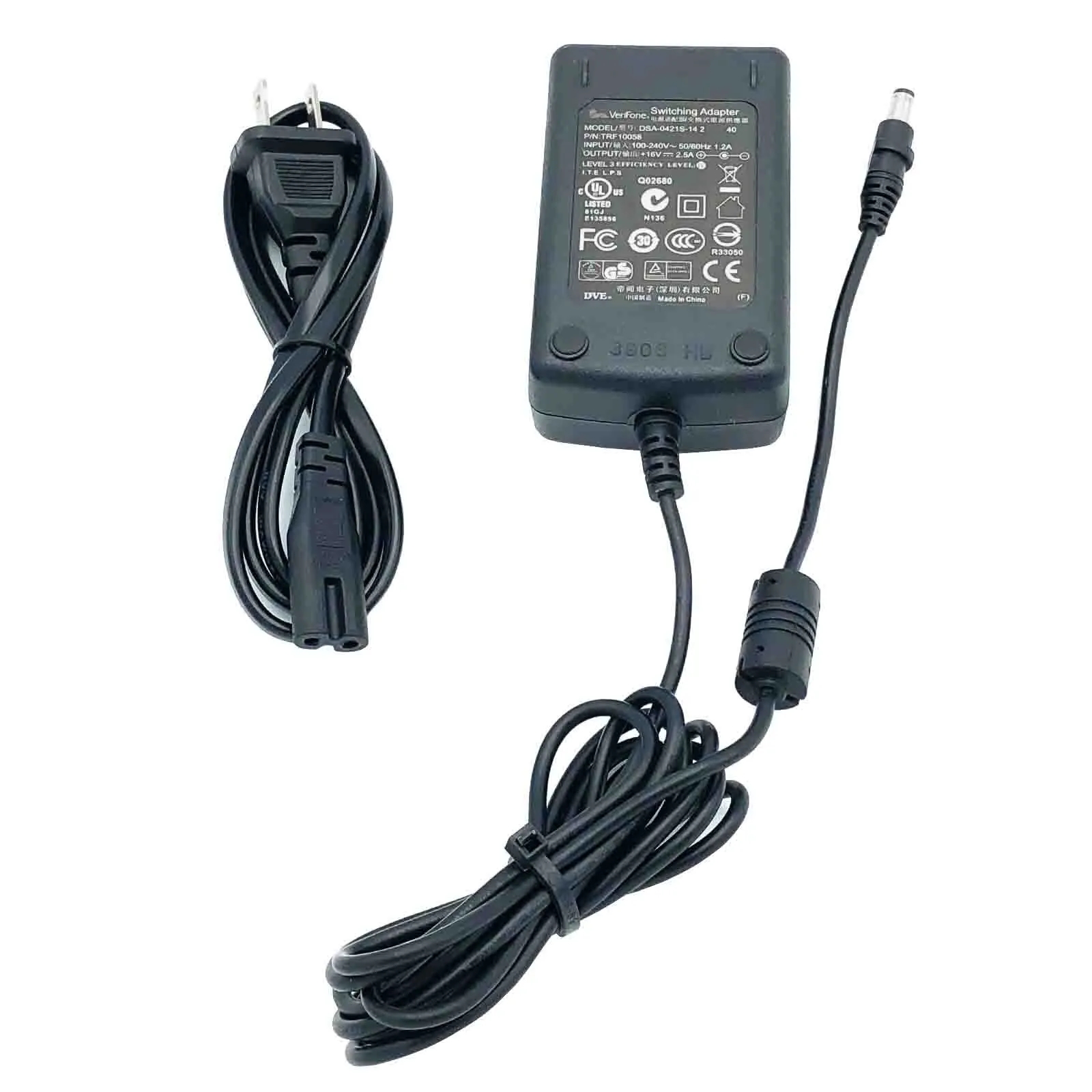 *Brand NEW*Genuine VeriFone DSA-0421S-14 2 16V 2.5A AC Adapter TRF10058 5.5x2.1mm Power Supply