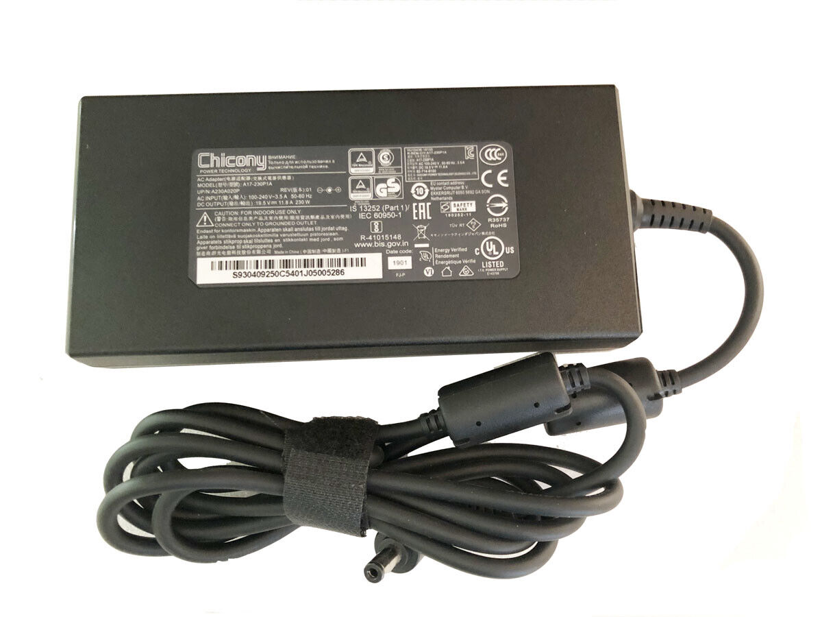 *Brand NEW* For Schenker XMG Apex 17 M21 Clevo NH77ERQ PSU 19.5V 11.8A 230W AC Power Adapter