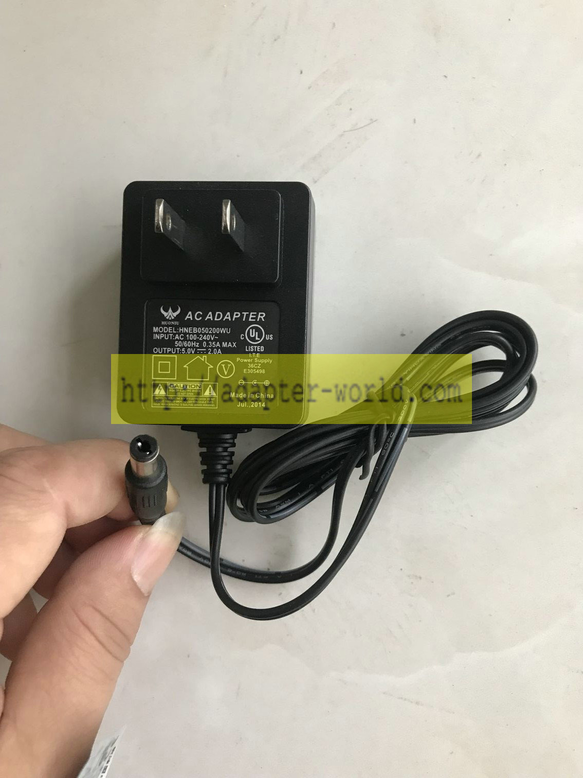*Brand NEW*5.0V 2.0A HNEB050200WU AC DC Adapter POWER SUPPLY