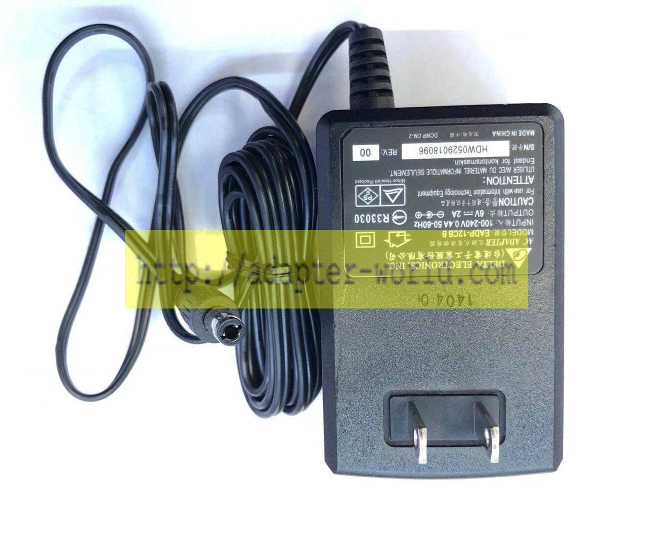 *Brand NEW* 6V 2A EADP-12CB B DELTA AC DC Adapter POWER SUPPLY