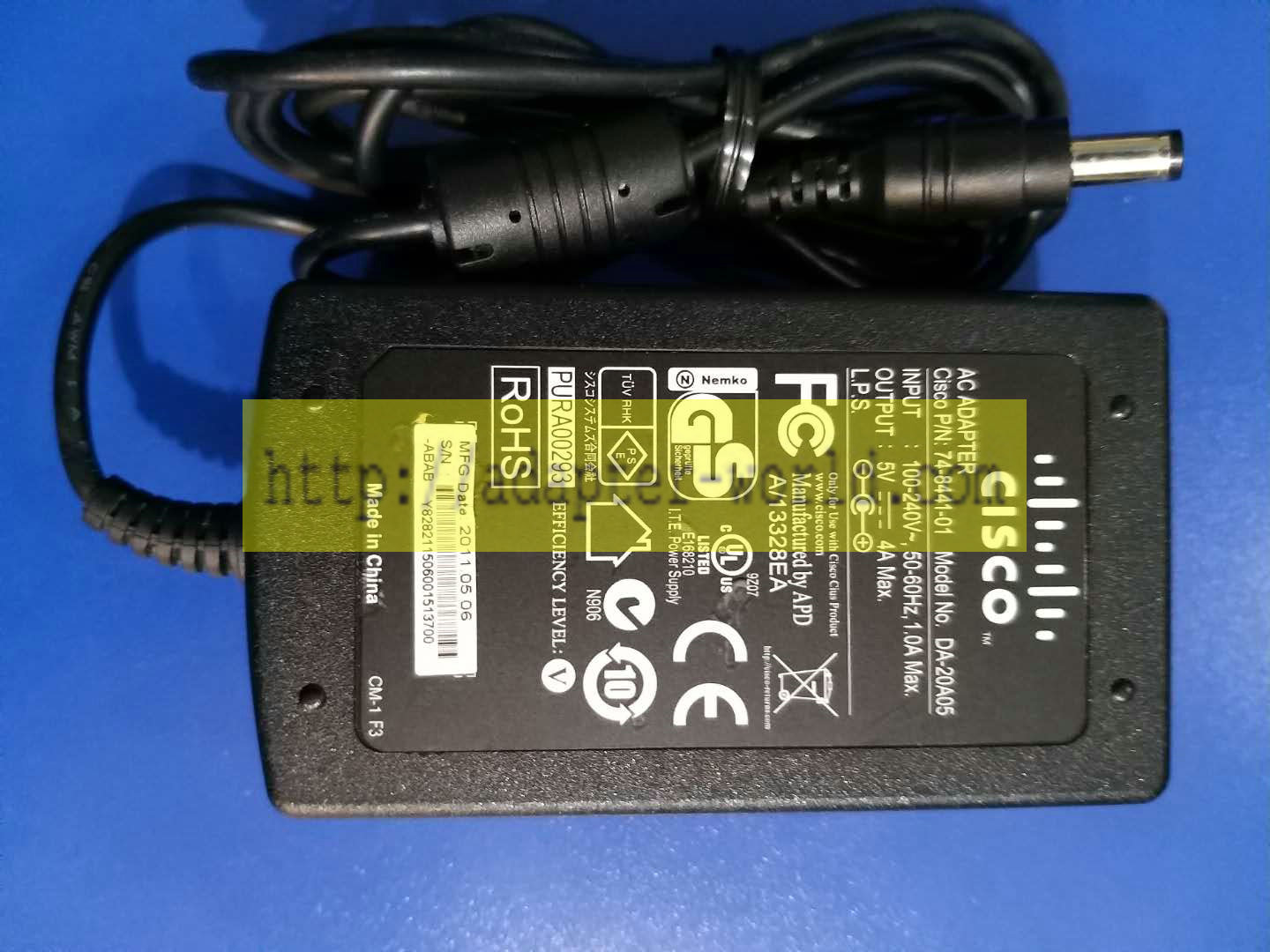 *Brand NEW* CISCO 74-8441-01 DA-20A05 5V 4A AC DC Adapter POWER SUPPLY