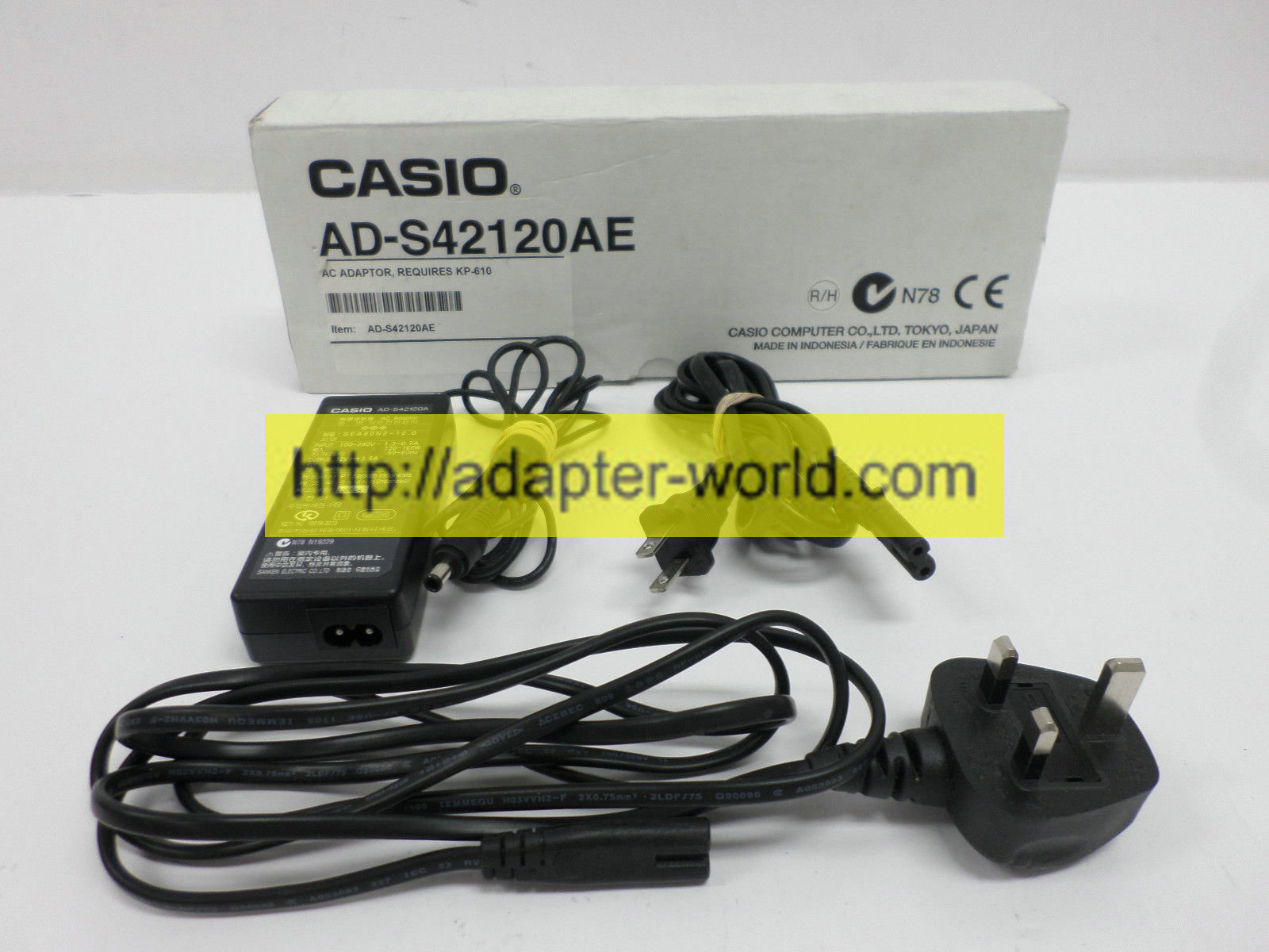 *100% Brand NEW* Casio 12V--3.5A Cradle HA-A60IO HA-A61IO HA-A30CHG FOR AD-S42120AE AC Adaptor / Adapter Free