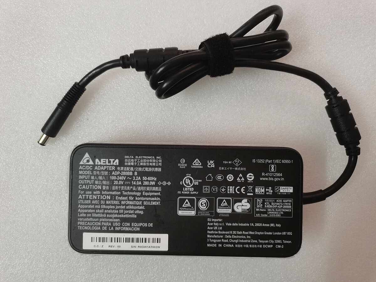 *Brand NEW*Original Delta 20V 14A 280W AC ADAPTER 7.4mm ADP-280BB B For Acer Predator X35 LED Monitor Power Su