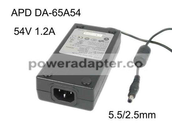 *Brand NEW*54V 1.2A APD Asian Power Devices DA-65A54 AC Adapter