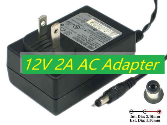 *Brand NEW*Devices WA-24l12FU AC Adapter 5.5/2.5mm 12V 2A APD Asian Power