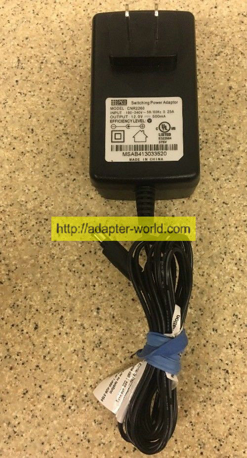 *100% Brand NEW* PCD 12V 500mA CNR2260 5mm Tip For Router AC Switching Power Supply Adaptor Free shipping!