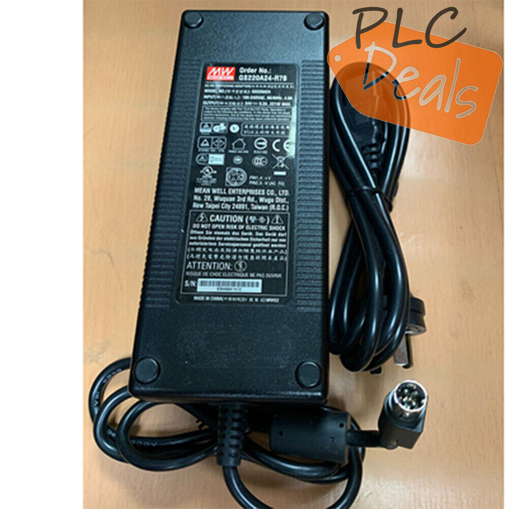 *Brand NEW MEAN WELL GS220A24-R7B 24V DC 9.2A 4pin power supply