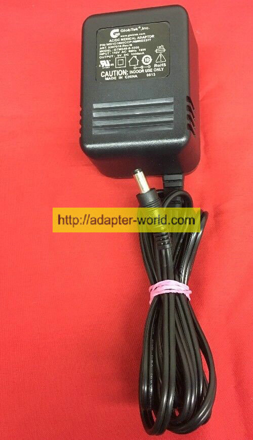 *100% Brand NEW* GlobTek Inc WD1D1000CCP-NMRG2377 GTM348-9-1000 AC DC Power Adapter for 9V 1000mA Medela Pump