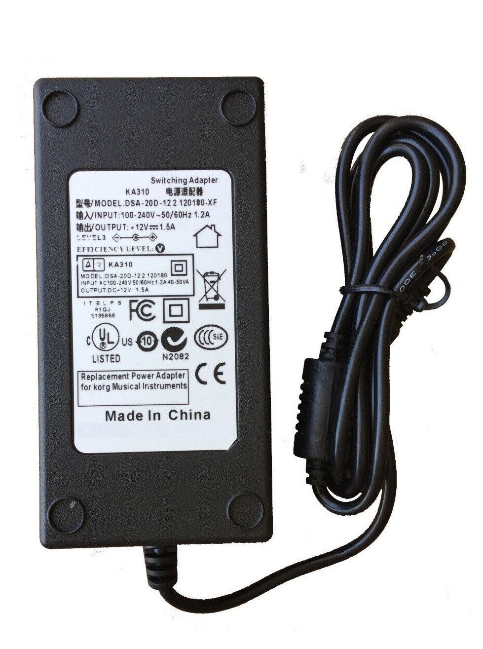 *Brand NEW* KORG X50 61-Key Music Synthesizer Keyboard AC Adapter Power Supply