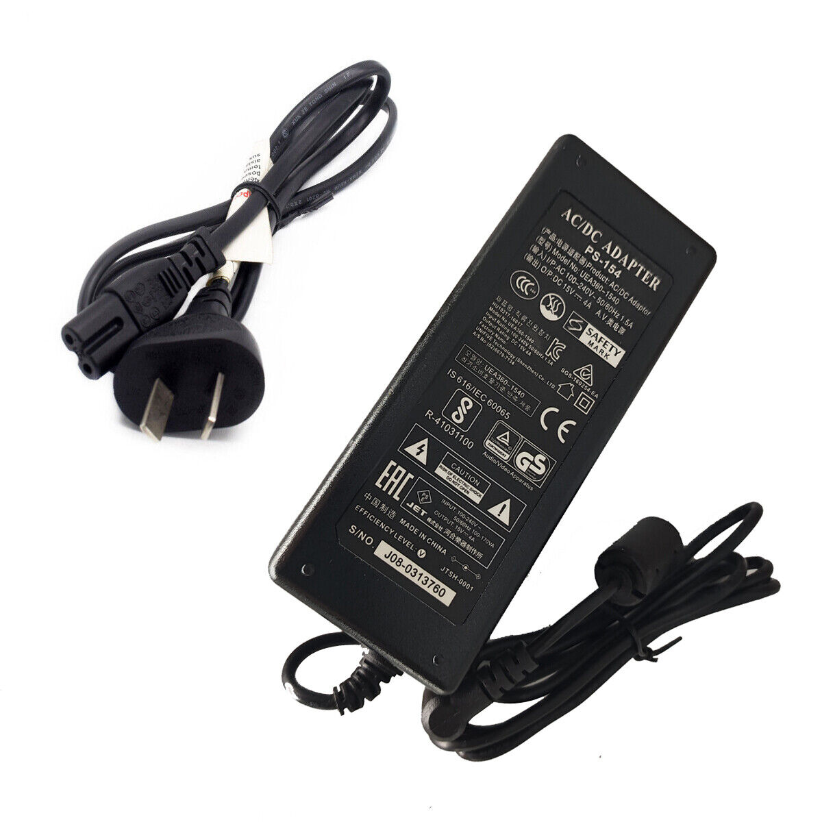 *Brand NEW* Kawai PS-154 Power Supply Cord Charger 15V 4A AC Adapter