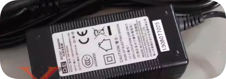 *Brand NEW*GVE 48V 0.4A power adapter GM480040 charging cable 48V 400mA round plug transformer