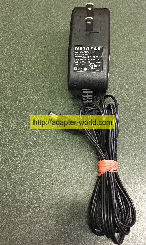 *100% Brand NEW* Netgear 12V--1A T012LF1209 WGR614 WGR614NAR AC Power Adapter Cable Supply Cord Router Free sh