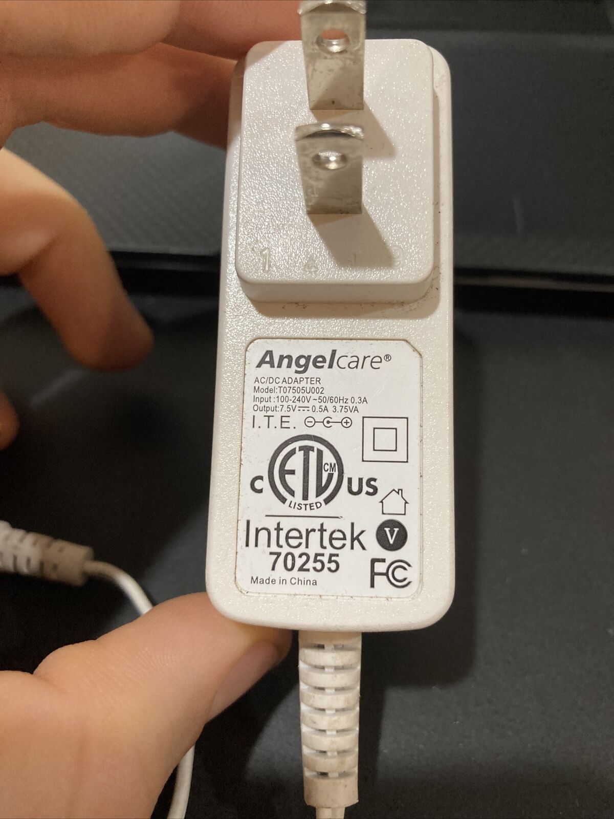 *Brand NEW*7.5V 0.5A OEM AC/DC Adapter Genuine ANGELCARE T07505U002 Power Supply Adaptor
