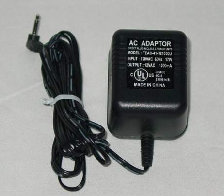 *Brand NEW*TEAC-41-121000U (1/8 Connector Plug) 12VAC 1A 1000mA AC Adapter POWER SUPPLY