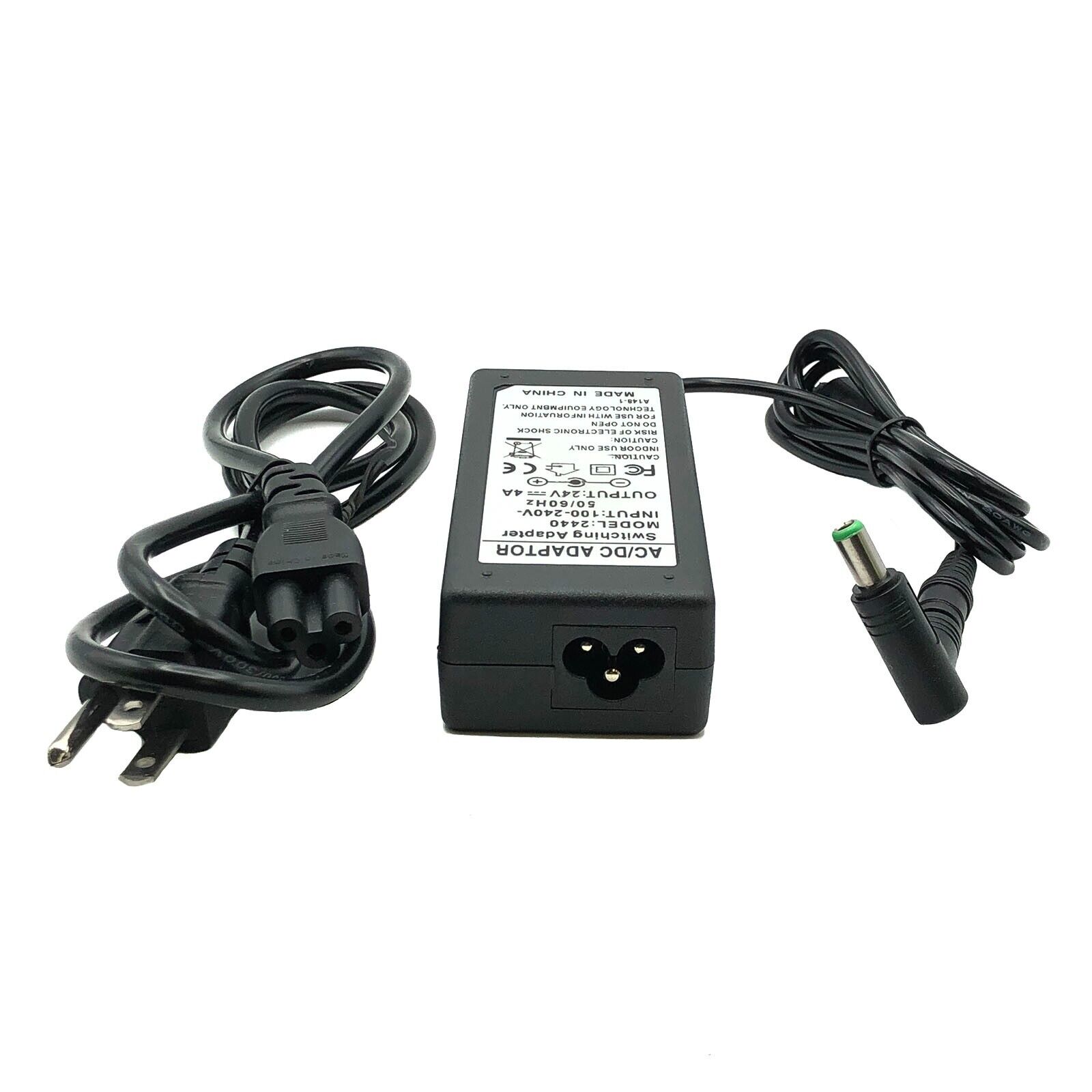 *Brand NEW* Zebra ZD410 ZD420 ZD500 ZD510 ZD620 w/Power Cord 24V AC Adapter Charger