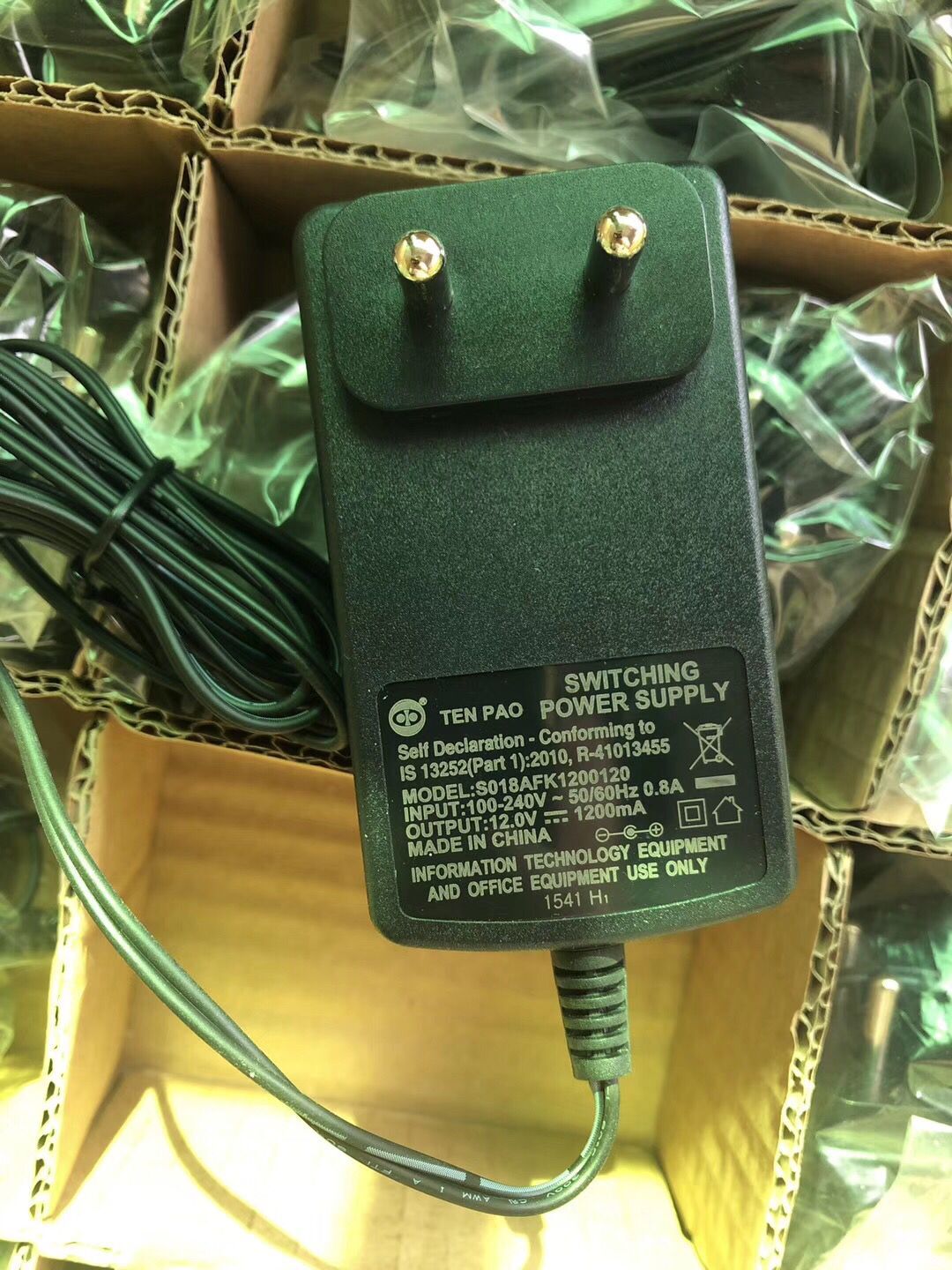 *Brand NEW*S018AFK1200120 12.0V 1200mA AC DC Adapter POWER SUPPLY