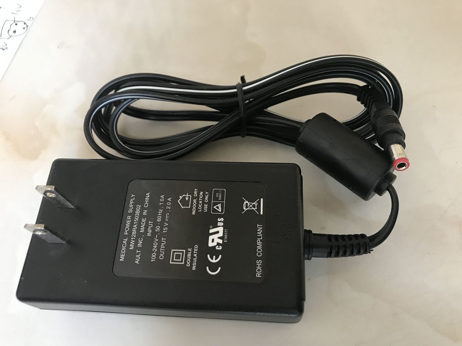 *Brand NEW* 15V 2.0A AC DC Adapter AULT MW128RA1503B02 POWER SUPPLY