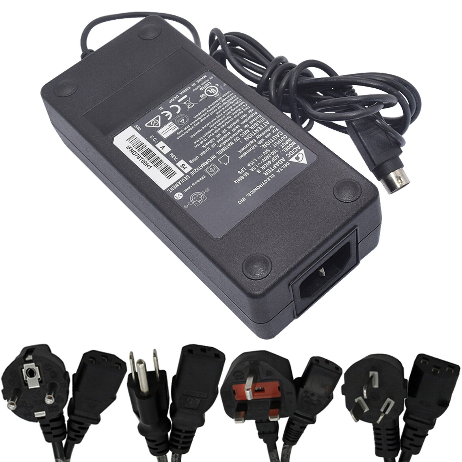 *Brand NEW*Genuine 54V 1.11A 60W AC Adapter Delta 4-PINS ADP-60GR B Power Supply