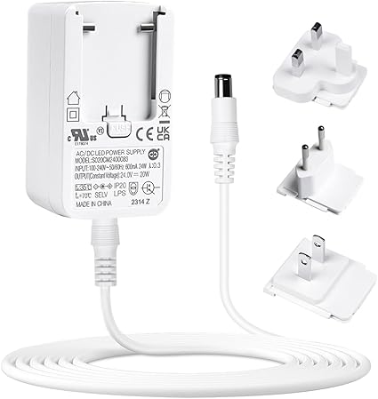 *Brand NEW*Light Solutions 24V 0.83A ac adapter Compatible with Hue LightStrip V4, Solo lightstrip & Hue Play