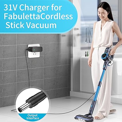 *Brand NEW*31V AC DC Adapter for Fabuletta FSV101 FSV001Cordless Stick Vacuum Cleaner Charger Replacement for