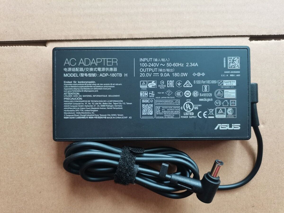 *Brand NEW*Original 20V 9A 180W ac adapter 6.0mm For ASUS TUF Gaming F17 FX706HE-211.TM17 ADP-180TB H Power Su
