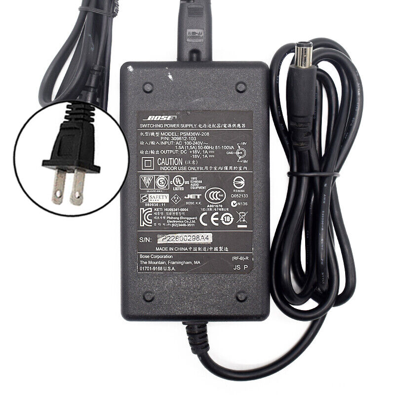 *Brand NEW*Charger PSM36W-208 For SoundDock II III Series 2 3 Original Bose Power Supply