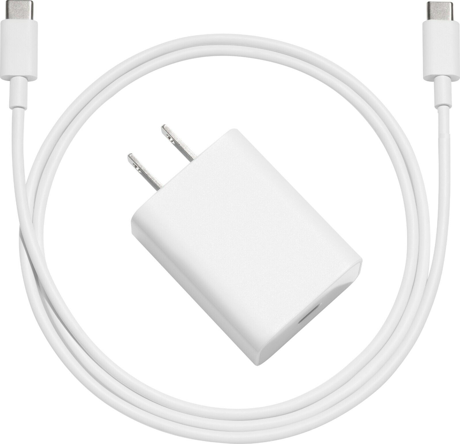 *Brand NEW*GOOGLE 18W FAST USB-C POWER ADAPTER PLUS 3FT TYPE C CABLE - GA00193-US - GENUINE