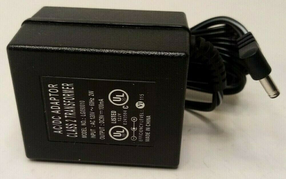 *Brand NEW*DC9V 100mA AC/DC Charger Adapter Model LG090010 Class 2 Transformer Power Supply