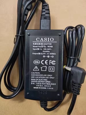 *Brand NEW* 9850B CASIO CT670 9V ct-670 ct-640 9V 850MA AC DC ADAPTHE POWER Supply