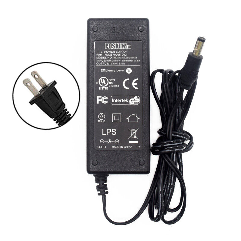 *Brand NEW*POSKITZ I.T.E NU30-4120250-I3 AC / DC 12V 2.5A Genuine Power Supply Adapter