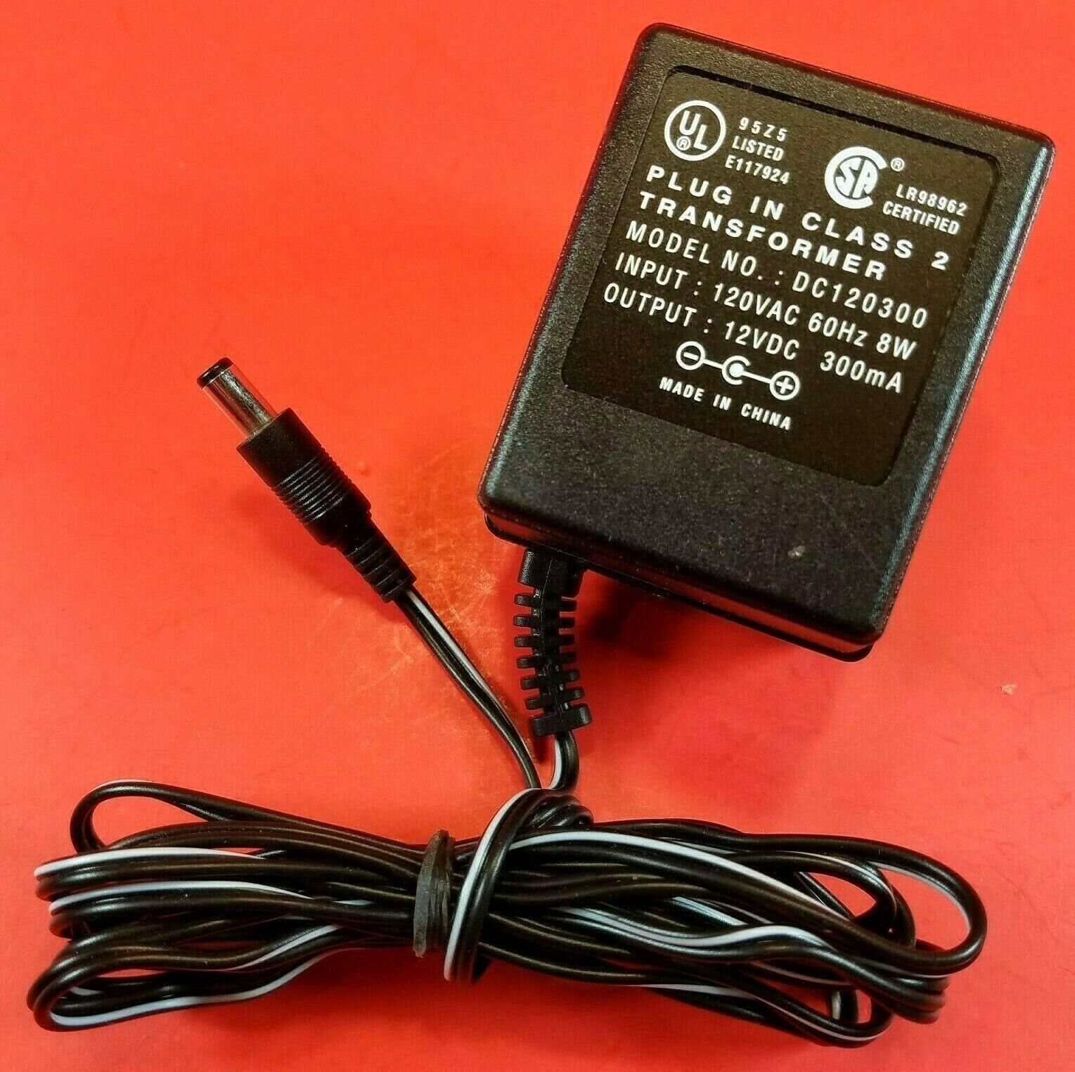 *Brand NEW*Plug In Class 2 Transformer DC120300 Power Supply 12V - 300mA OEM AC/DC Adapter