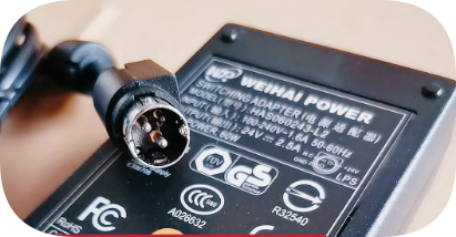 *Brand NEW*Original WEIHAI POWER 24V 2.5A AC Adapter HAS060243-L2 Power Supply