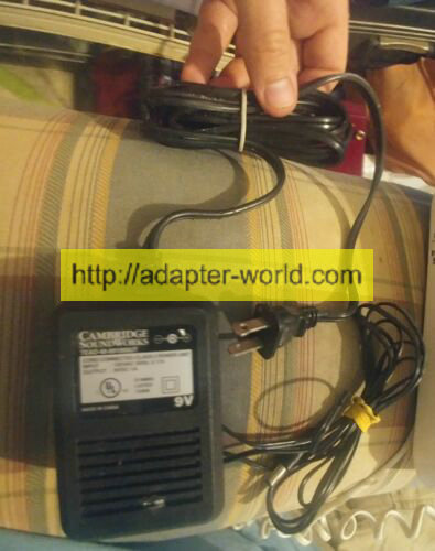 *Brand NEW* 9V 1A Cambridge SoundWorks TEAD-48-091000UT Class 2 AC Switching Power Adapter